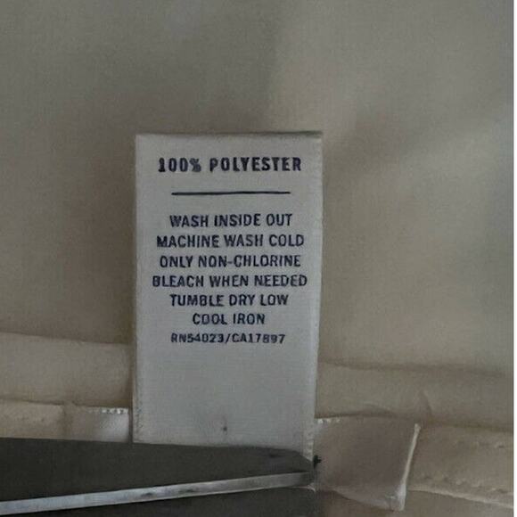 Vintage Old Navy Ruffle Front Sheer Ivory Blouse Secretary Sz M short sleeve - Picture 7 of 7